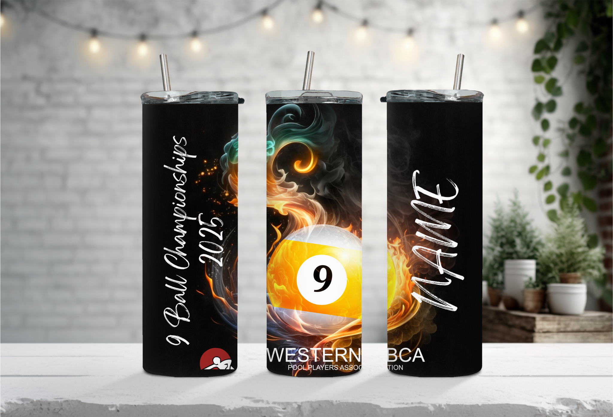WBCA 2025 9-Ball Tumbler