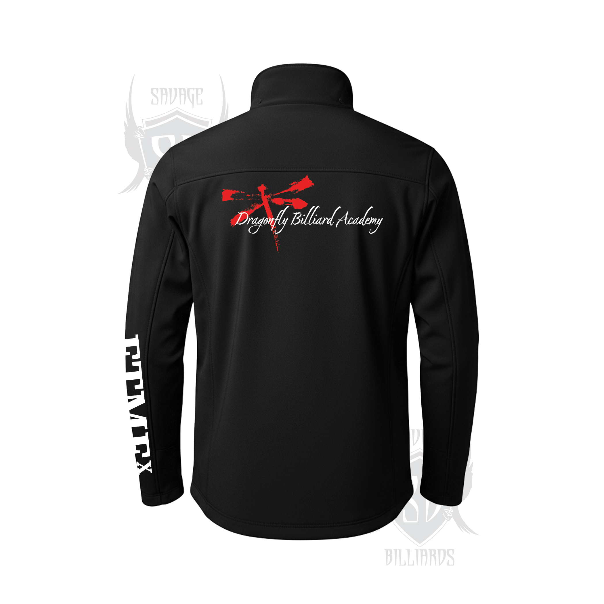 FTMFxSB Dragonfly Billiards Academy Soft Shell Jacket