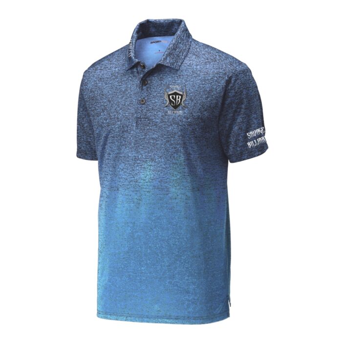 Men's Ombre Embroidered Polo