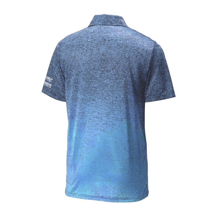 Men's Ombre Embroidered Polo