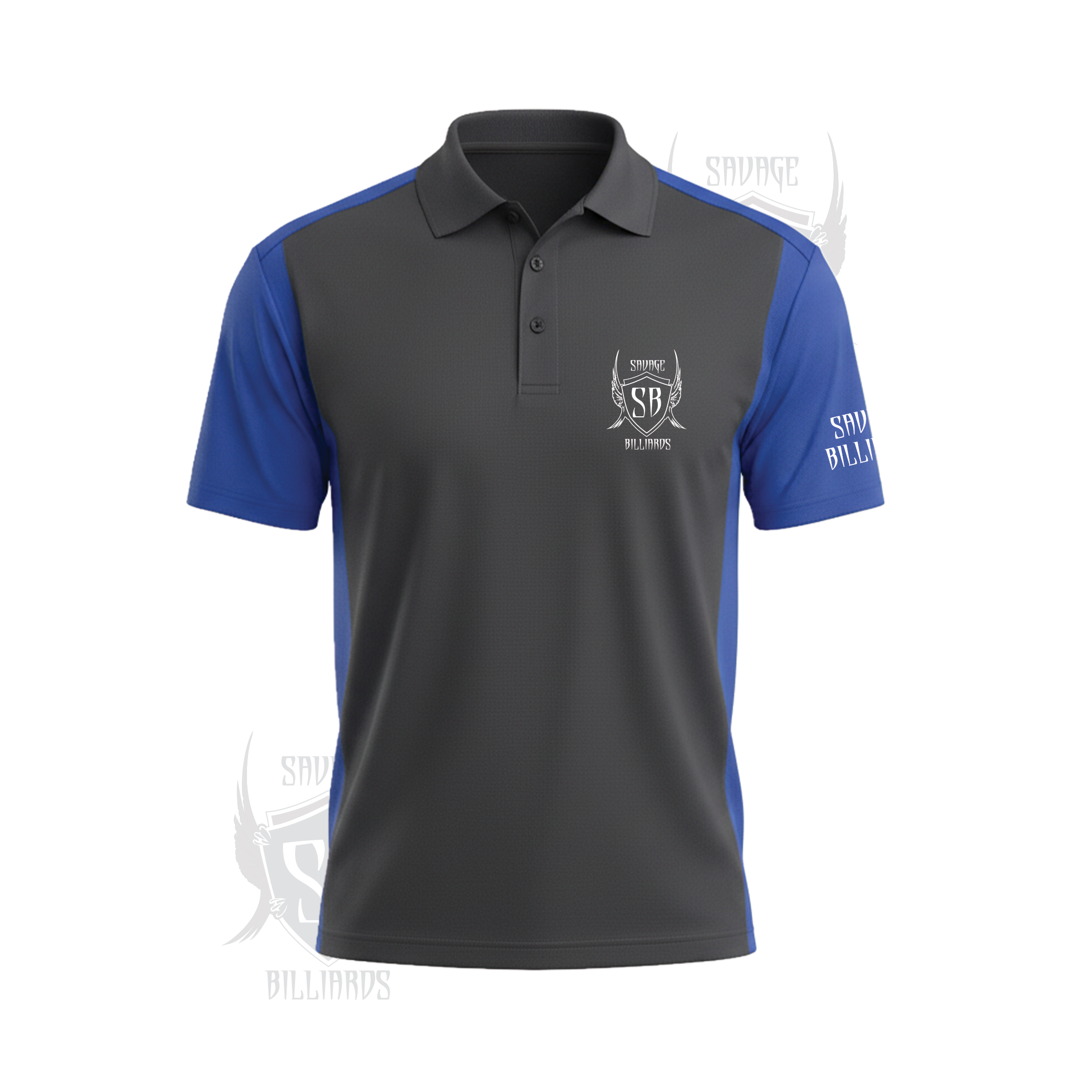 Men's Block Embroidered Polo