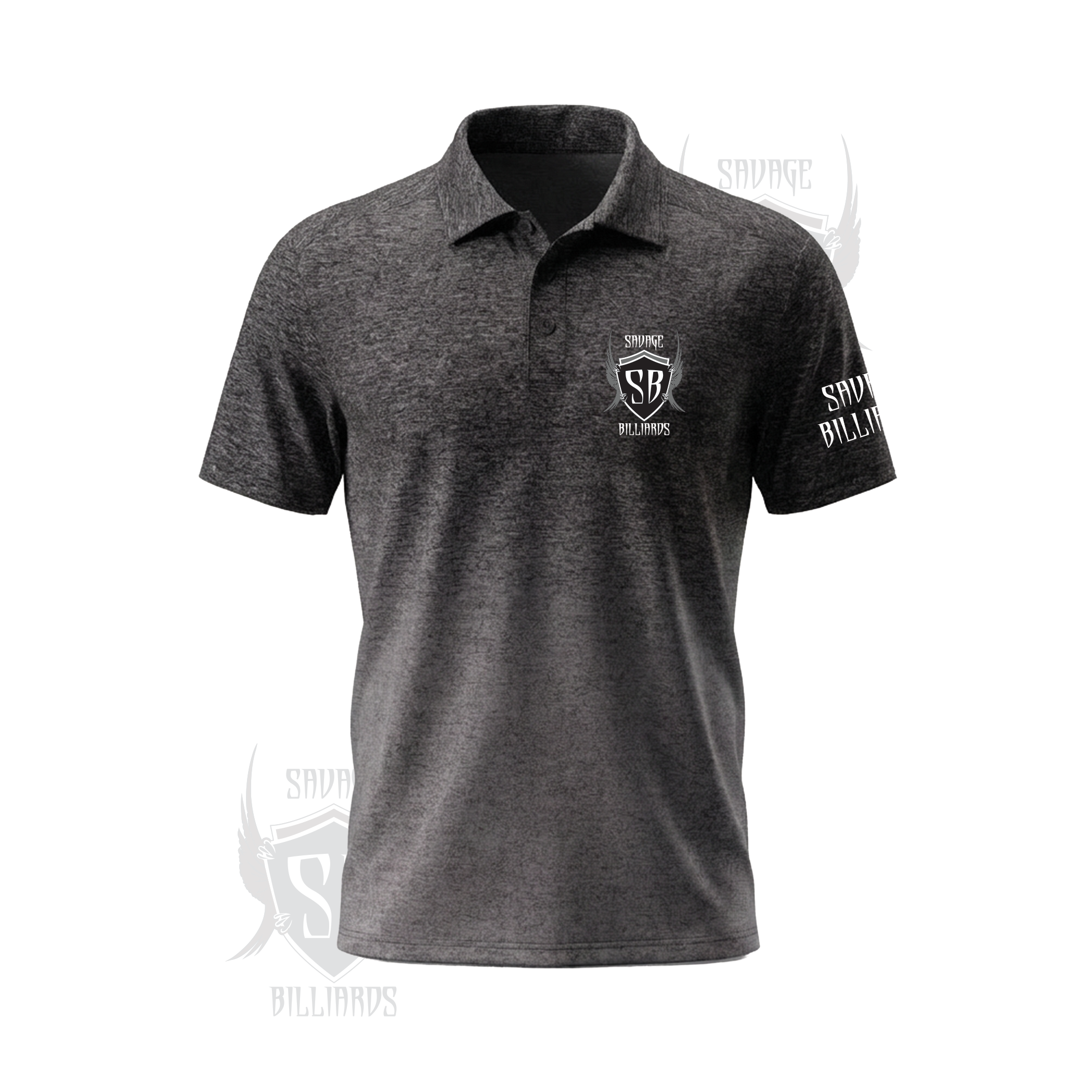 Men's Ombre Embroidered Polo