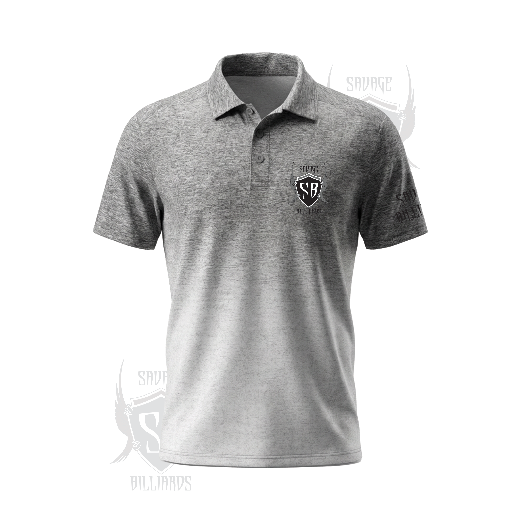 Men's Ombre Embroidered Polo