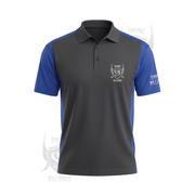 Men's Block Embroidered Polo