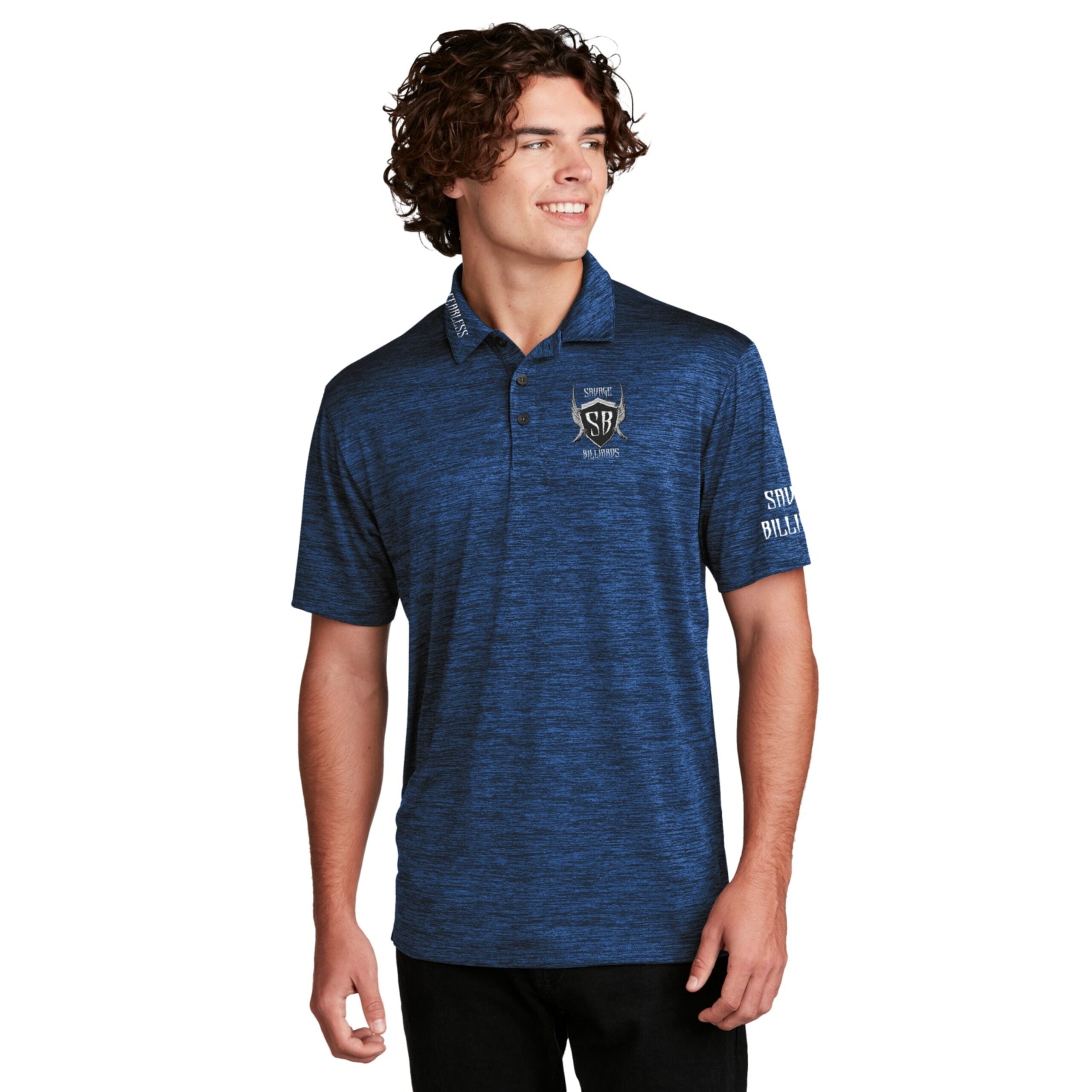 Men's Electric Embroidered Polo