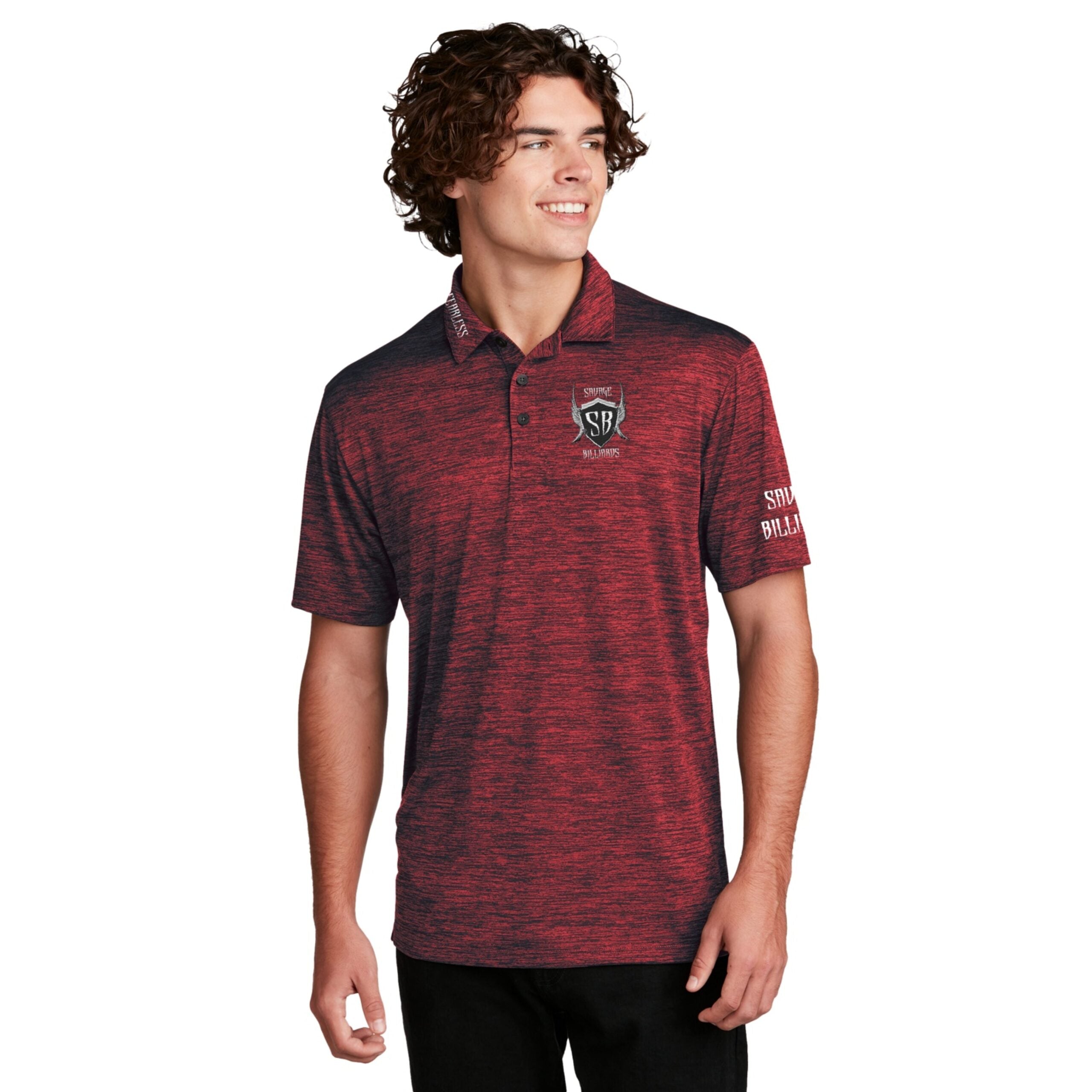 Men's Electric Embroidered Polo