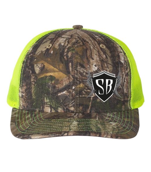 Richardson Hat Camo Mesh Snap Back