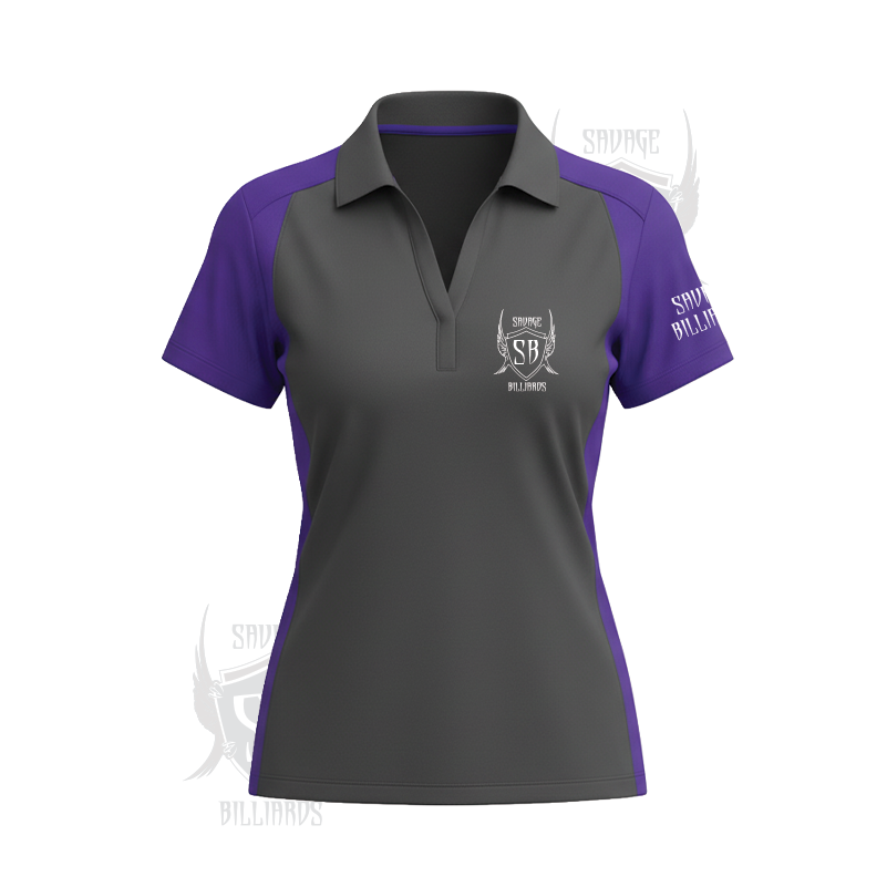 Women's Block Embroidered Polo
