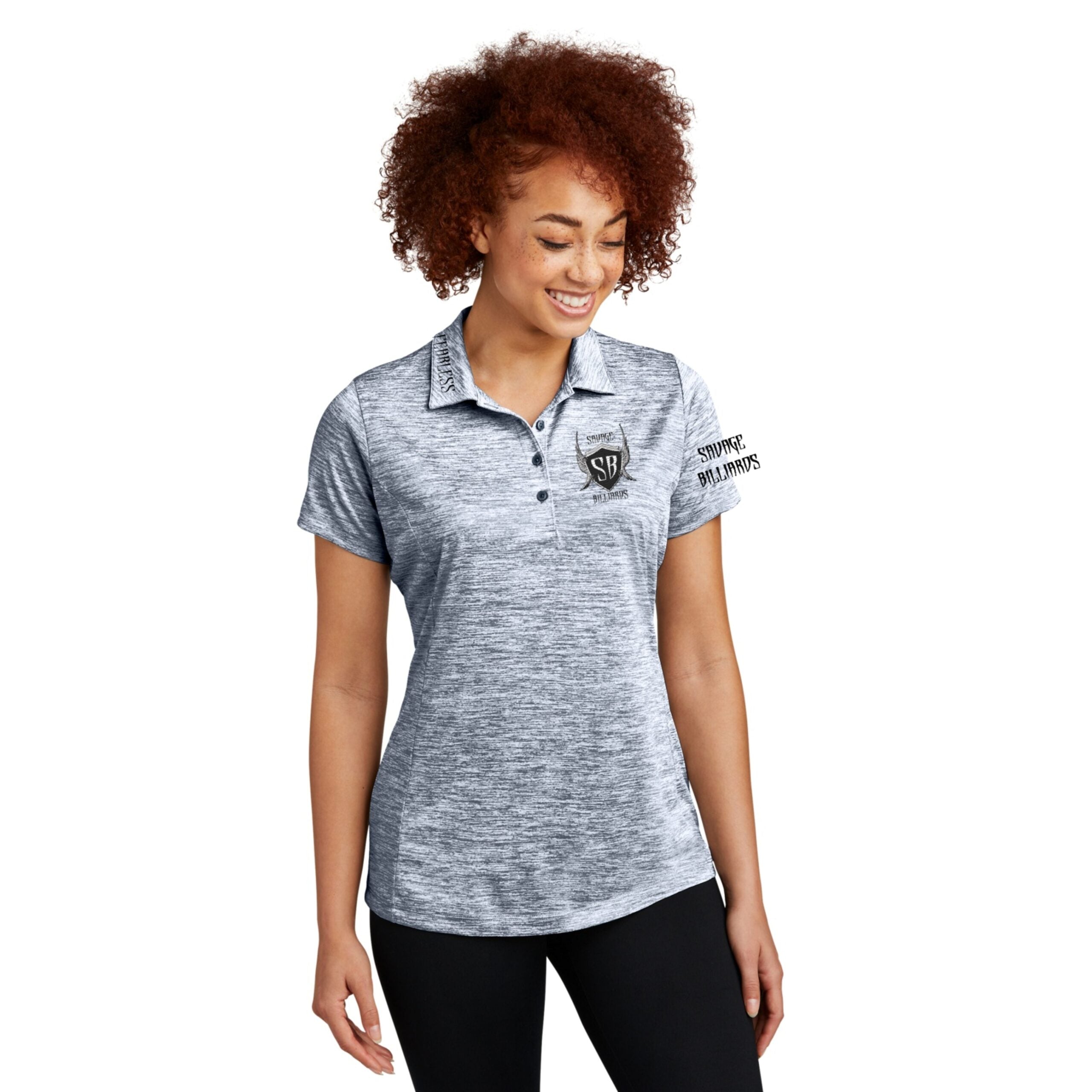 Women's Electric Embroidered Polo