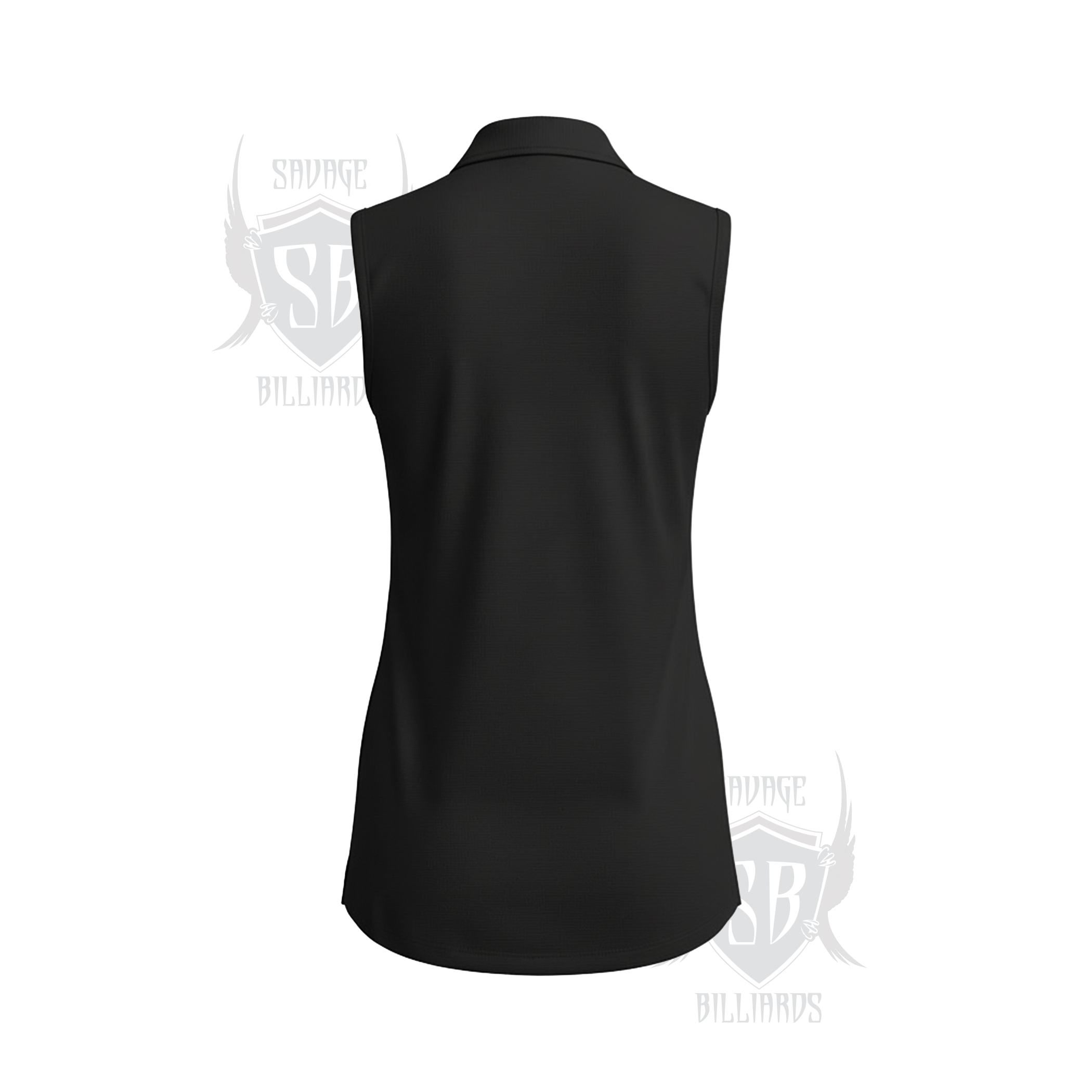 Women's Sleeveless Embroidered Polo