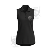 Women's Sleeveless Embroidered Polo